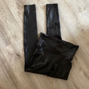 Spanx faux leather leggings